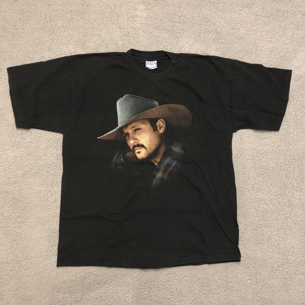 Vtg Tim McGraw Country Music Graphic Tee Big Back Hit I Like It I Love It XL